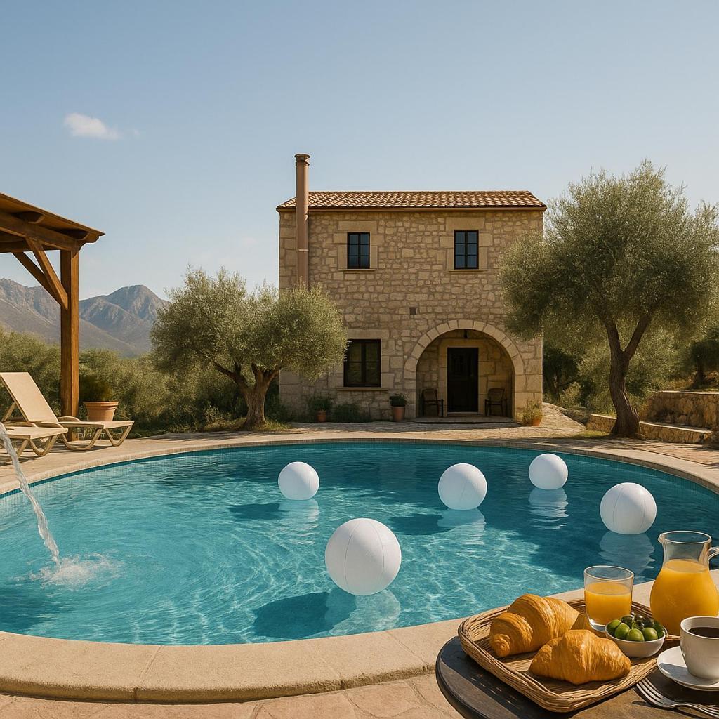 Chania'S Diamond Villas - Aqua Bliss With Private Pools Gavalochori Exterior foto